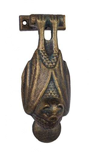Eisen Hängende Fledermaus Gusseisen Türklopfer Garten Originell Antik Eisen