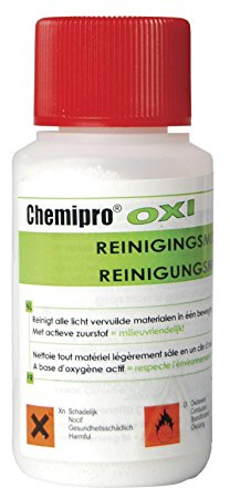 Chemipro OXI 100 Gramos – Limpiador multifunción gracias al oxígeno activo: limpieza de todos los materiales y botellas ligeramente sucios, hacer vino, cerveza