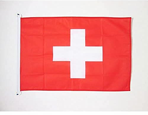 AZ FLAG - Flagge Schweiz - 150x90 cm - Helvetische Fahne 90 x 150 Cm Aussenverwendung - Flaggen