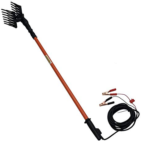 FP-TECH - Abbacchiatore Scuotitore Elettrico Per Olive Professionale 140W | Scuotiolive a Batteria 12V con Asta Telescopica in Alluminio | Raccogli Olive Potente, Leggero e Facile da Usare