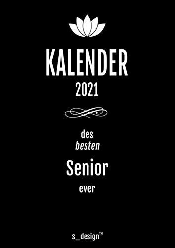 Kalender 2021 für Senioren / Senior / Rentner / Rentnerin: DIN A4 Tagesplaner / Wochenplaner / Terminkalender für das ganze Jahr: Termin-Planer / ... von 7 bis 21 Uhr (4 Termine pro Stunde)