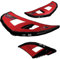 F2 Glide SURF Wing Sail Kite Foil Segel Windsegel Sup Flügel 5qm, rot