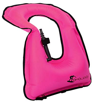 FORWEWAY Aufblasbare Weste,Schwimm Weste Schnorchelweste für Erwachsene und Jugendliche, Auftriebshilfe für Wassersport, Schnorcheln, Schwimmen, Surfen, 66-220 lbs(rosa)
