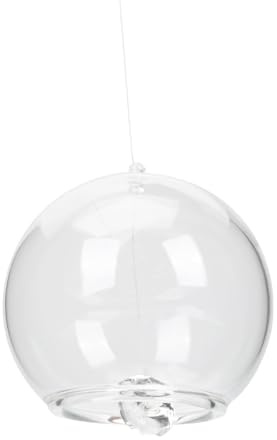 Amosfun Campanelli Eolici in Trasparente Decorazione Giapponese Per Esterni E Interni Campane Da Giardino Per Balcone E Cortile Ornamenti Creativi Per Casa