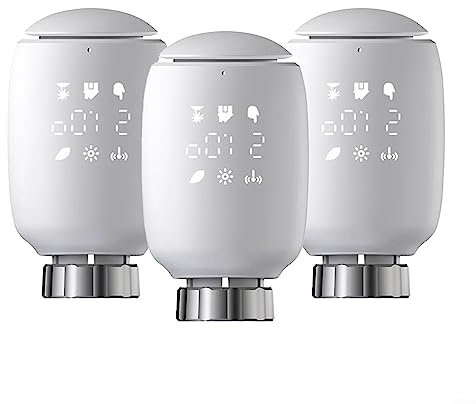 Thermostat Heizkörperventil, ZIGBEE Intelligentes Heizkörperventil, Smart Heizkörperventil Handy APP Temperaturregler, B