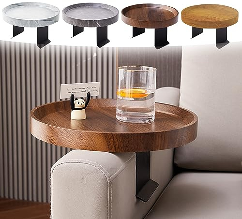 1PCS Table À Pince Pour Canapé, Largeur Réglable Entre 5.5-25.5cm, Table D'étude Amovible, Table Plateau Pour Canapé, Table Basse Et Tables D'appoint Pour Les Petits Espaces, 4 Couleurs ( Color : D )