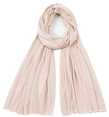 Van Der Rich ® – enfärgad halsduk mjuk stola 68 cm x 170 cm – damer, Rosa1, En Storlek