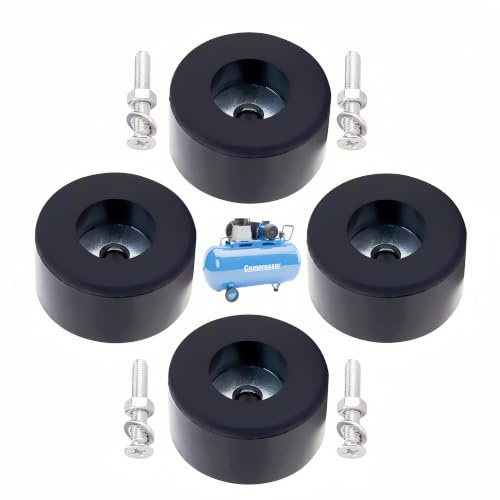 4 Stück 192310gs Luftkompressor-Gummifüße, Fußhalterung für viele Kompressoren, Hochdruckreiniger, Anti-Vibration-Fußisolator-Pads
