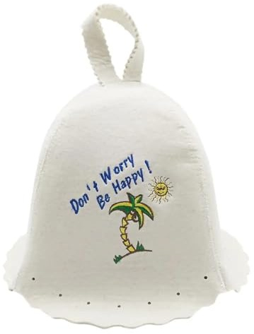 YUKORT Sombrero De Sauna Protección de la Cabeza del Sombrero de la Sauna for los Estilos del Uso de los Hombres o de Las Mujeres Sombrero Bordado de la Sauna del Fieltro Gorro Sauna (Color : B)