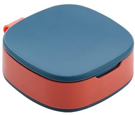 Lyricalist Portapillole - Scatola portapillole di grande capacità con 4 scomparti, da viaggio portatili Scatola per tablet a prova di umidità, contenitore per pillole, organizer per integratori