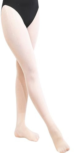 BALAYSIER Ballettstrumpfhose Mädchen und Damen 90D Weiche ballett strumpfhose Hochelastische tanzstrumpfhose für Tanz und Performance 1-2 Paar(Rosa,L)