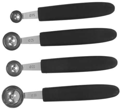 VILLFUL Herramientas Para Helado Cucharas Bolas Helado Acero Inoxidable Resistente