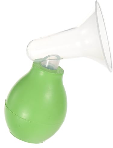 Milisten Handliche Manuelle aus Gummi und Kunststoff mit Glatter Oberfläche in Grün Tragbarer Milchsammler zum Stillen mit Hornförmigem Design