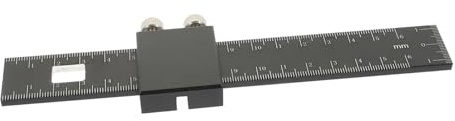 NOLITOY Regla Metálica Deslizante Profesional para Carpintería Portátil Ergonómica y Precisa para Marcados y Cálculos Integrada Métricas