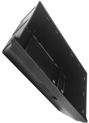 HAPINARY Boîte de Rangement pour Véhicule Noire en Abs Doublure en Flocage, Organisateur Automatique sous Siège pour Voiture, Empêche les Objets de Glisser Style Aléatoire