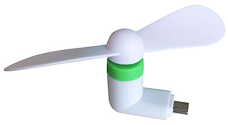 YiNLuax Ventilatore USB personale per cellulari Telefono portatile per funzione OTG Telefono Smartphone TPE Usb Fan Silenzioso