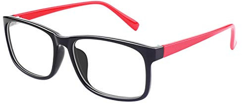 GQUEEN Brille Ohne Stärke Fake Brille Nerdbrille Damen Herren UV400,PO2