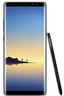 Samsung Galaxy Note8 Duos Midnight Black N950F/DS 64 GB Android Smartphone EU
