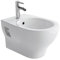 Sanitari bagno bidet sospeso, Grace Globo, ceramica bianca