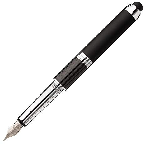 Stempel-Kugelschreiber Heri Promesa Stamp & Touch Pen 80321 Füllfederhalter custom schwarz