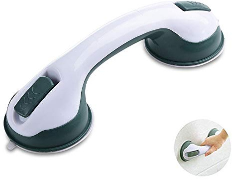 MUXItrade Haltegriff mit Saugnapf - Mobiler Badewannengriff, Haltegriff für Bad & Dusche, extra starker Saugnapf, Griff und Aufstehhilfe, ohne bohren - 1pcs
