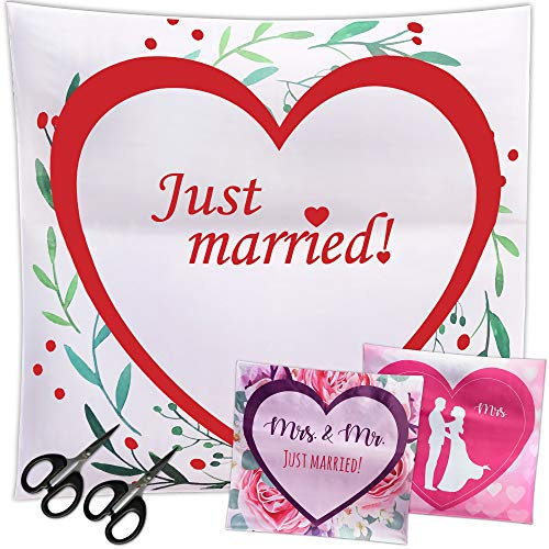 LionSports Festliches Hochzeitsherz zum Ausschneiden + Perfektes Hochzeitsspiel für eine traumhafte Hochzeit + Geschenk + Komplimente zum Verschenken + Dieser Hochzeitstag Wird unvergesslich