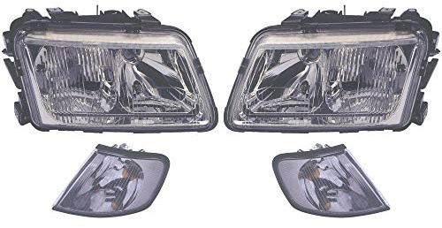 Halogen Scheinwerfer Set für A3 8L1 09.96-05.03 H7/H1 mit Blinker