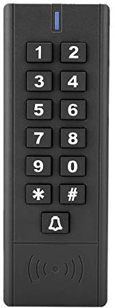 Diyeeni Wasserdicht RFID Zutrittskontrollsystem Elektronisches Türschloss mit 26 RFID Karte, Unterstützt Passworte Tütklingel, Türöffner 1000 Benutzer, Zugangssystem für Home Büro