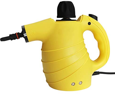 LTLWSH Pulitore a Vapore Portatile, Pulitori a Vapore Portatili Multiuso con 9 Accessori per Rimuovere Macchie, Moquette, Tende, Seggiolini Auto, Cucina, Cimici, Pavimento