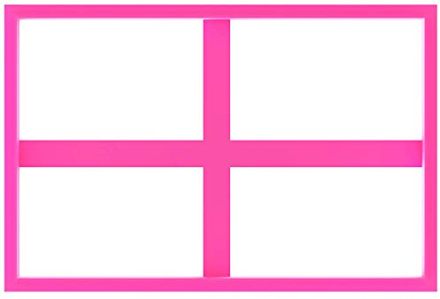 LissieLou Cortador de galletas rectangular con forma de cortador de fondant, 9 x 5 cm