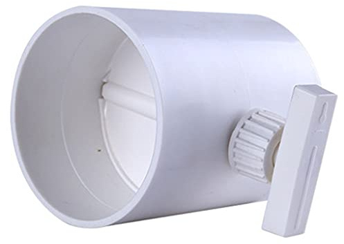 FIDALIKA Vanne Anti-Valve ABS de Contrôle, PVC Tuyau d'Air Volume de Régulation, Rond Coulée (Taille : 75mm)