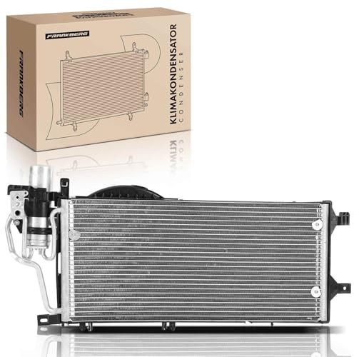 Frankberg Kondensator Klimaanlage 93177423 | Kompatibel mit Combo Tour, Combo Kasten/MPV, Corsa C Kasten/Hatchback X01, Corsa C X01, Tigra Twintop X04