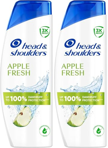 Head & Shoulders Apple Fresh Anti-Schuppen-Shampoo 500ml Zur Täglichen Anwendung. Bis Zu 100% Schuppenschutz, Klinisch Getestet. Für Jeden Haar- Und Kopfhauttyp. Reines Frischegefühl Mit Apfelduft