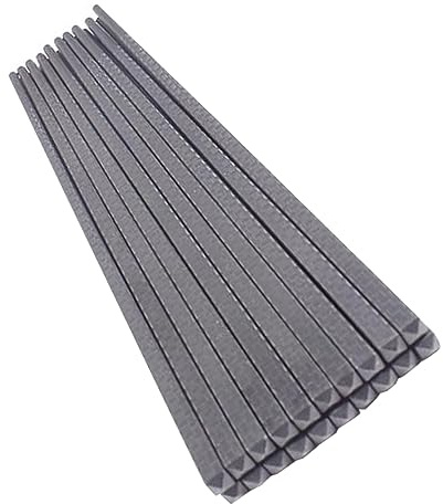 PRETYZOOM 10piezas Palillos Chinos De Aleación Unidades Reutilizables Cocina Diseño Portátil y Duradero