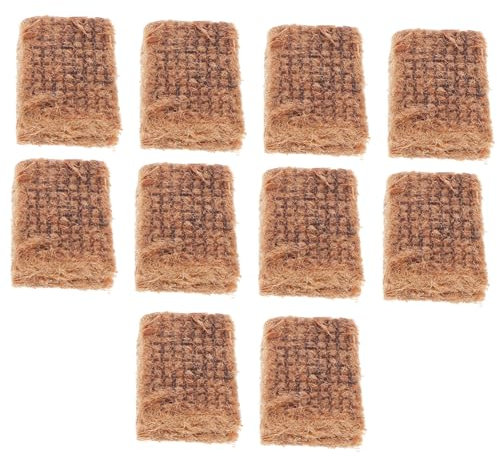 Happyyami 10pcs Bbq Carbon for Charcoal Grill Fire Starter Outdoor Fire Starters Blocks