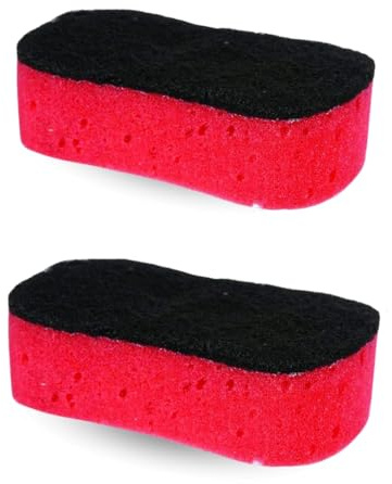PARENCE.- Set de 2 esponjas de Limpieza Especiales para Parrilla y Horno - Esponjas para Fregar Horno y Parrilla - Todo Tipo de Limpieza - 2 Piezas