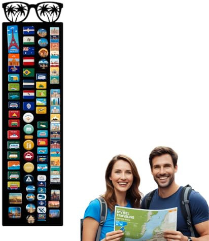 Anwicar Lavagna Magnetica - Bacheca magnetica con motivo macchie sugli occhiali - Ideale per magneti e appunti - Lavagna scrivibile - incl. kit di montaggio - 80x21 cm - Nero