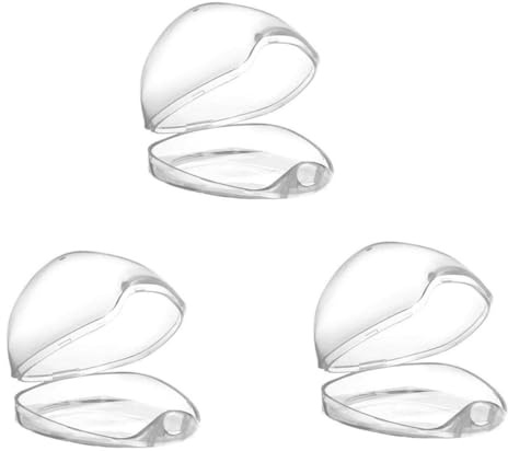 3PCS Dummy Case Pacifier Storage Box Transparent Baby Soother Pods Nipple Shield Case & Pacifier Cases for Travel and Home