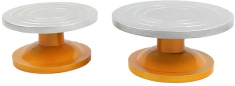 TöPferscheibe Manuell, Ton-Töpferrad-Werkzeug, Bildhauerrad, Drehteller for Farbsprühen, Modellieren, Kuchendekoration(Diameter 30cm)