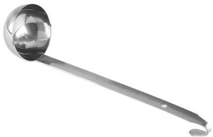 Petite louche et cuillères en acier inoxydable légères et portables pour toutes les occasions Louche à soupe Convient pour toutes les occasions No.3