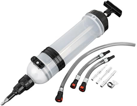 KiBcsLic Bomba extractora de aceite para fluidos de automóvil, cambio de líquido de frenos eficiente, multifunción, accesorio, profesional, llenado y, 1500ml