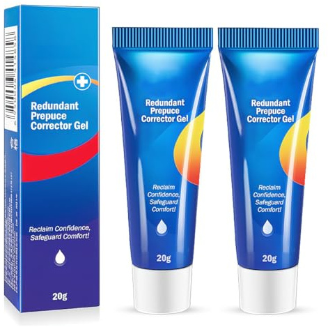 DOVBAN 2 Piezas Gel Corrector De Fimosis, Crema De Fimosis, Gel Corrector Para El Exceso De Prepucio, Ingredientes Naturales, Hidratante, Rápido y Suave