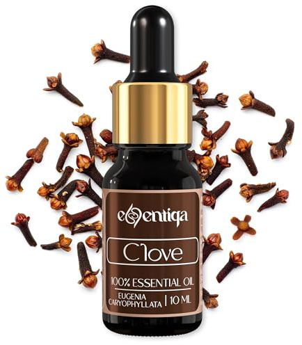 Huile Essentielle Clou de Girofle 100% Pure Naturelle 10 ml, hautement concentrée, aromathérapie, idéale pour bougies DIY, savon, cire parfumée, sauna, cosmétiques maison, parfum chaud épicé