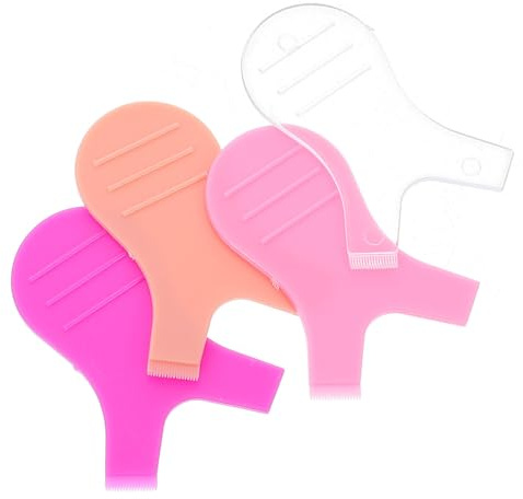 SHINEOFI 40 Pezzi Pettinino Ciglia Y a Doppia Punta in Abs per Laminazione Ciglia, Scovolino per Make-up Facile da Pulire per Saloni di Bellezza Colore Casuale