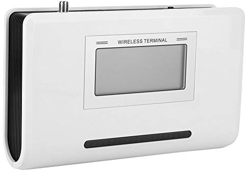 Bewinner GSM Wireless Terminal Fixed Phone,LCD Display Standard DTMF Recognition Built-In Watchdog Automatic Detection 2G/3G/4G Card for Telephone Landlines, Alarms, Recording Boxes (UK Plug)