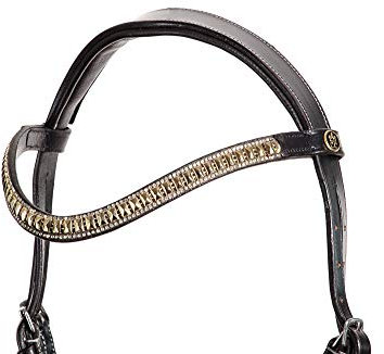 Crownclub Golden Girl gebissloser Zaum Sidepull, Cob