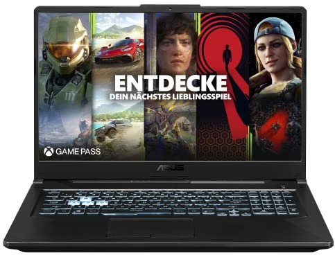 ASUS TUF Gaming A17 Laptop (17,3 Zoll, FHD, 1920x1080, IPS-Level, 144 Hz) Gaming Notebook (AMD R7-4800H, 8GB RAM, 512GB SSD, NVIDIA GTX 1660Ti, Win10H) Bonfire Black/QWERTZ