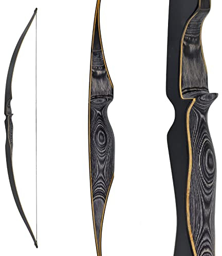 Drake Archery Elite Night Fury, 60 Zoll, 20–50 lbs, Hybridbogen | Jugendbogen, Recurvebogen, Langbogen, Pfeil und Bogen
