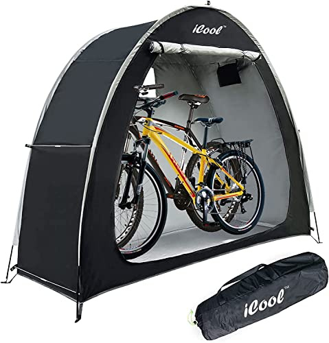 Bike Storage Shed Tent + 2 Pack of Repalcemaents Tent Poles