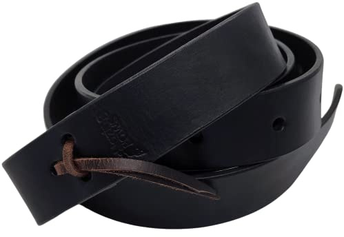 BlazingPaws Harneto Leder-Western-Pferdesattel, hochwertig, genarbt, Latigo Cinch-Gurt (183 cm – mit Löchern, schwarz: Cinch-Gurt)